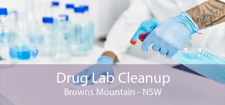 Drug Lab Cleanup Browns Mountain - NSW