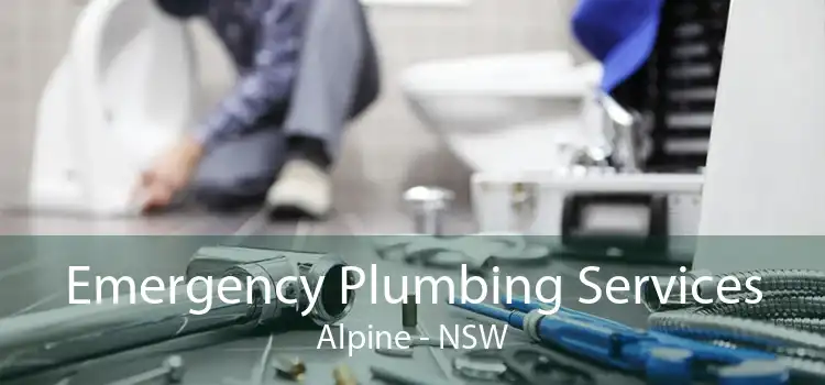 Emergency Plumbing Services Alpine - NSW