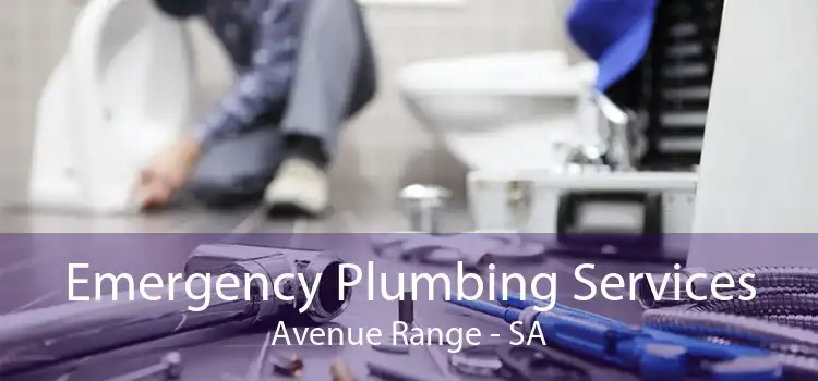 Emergency Plumbing Services Avenue Range - SA