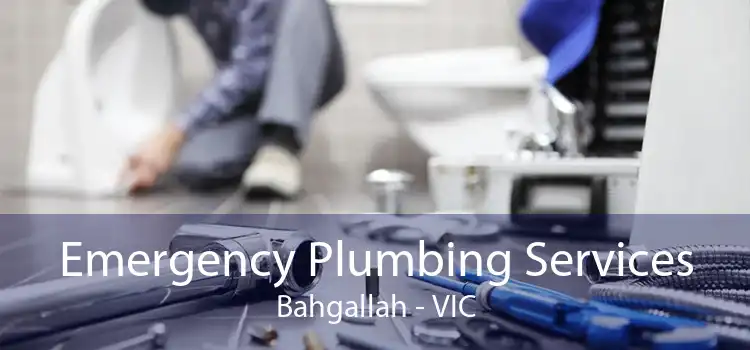 Emergency Plumbing Services Bahgallah - VIC