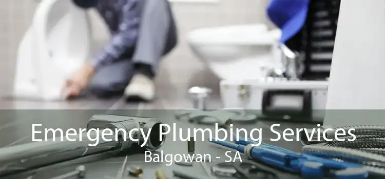 Emergency Plumbing Services Balgowan - SA