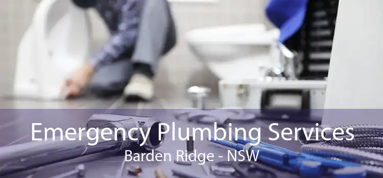 Emergency Plumbing Services Barden Ridge - NSW