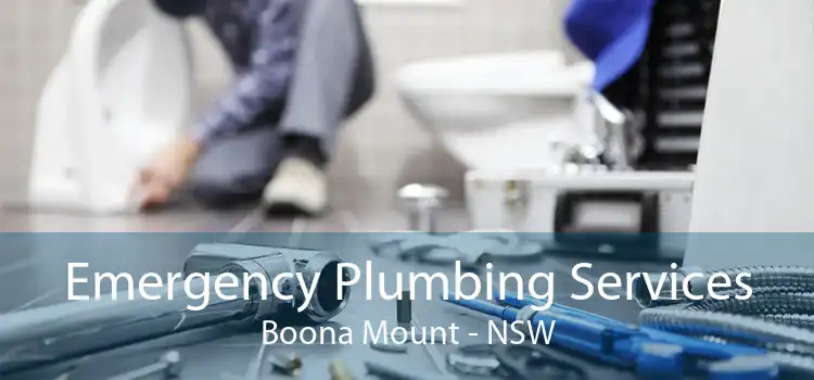 Emergency Plumbing Services Boona Mount - NSW