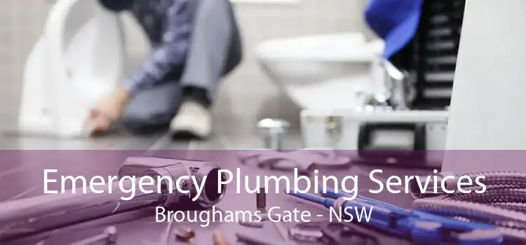 Emergency Plumbing Services Broughams Gate - NSW