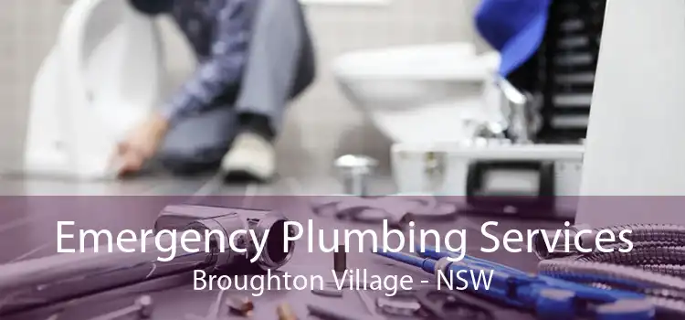 Emergency Plumbing Services Broughton Village - NSW