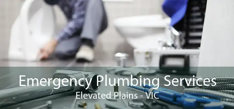 Emergency Plumbing Services Elevated Plains - VIC