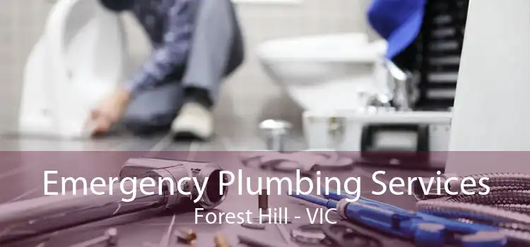Emergency Plumbing Services Forest Hill - VIC