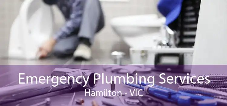 Emergency Plumbing Services Hamilton - VIC