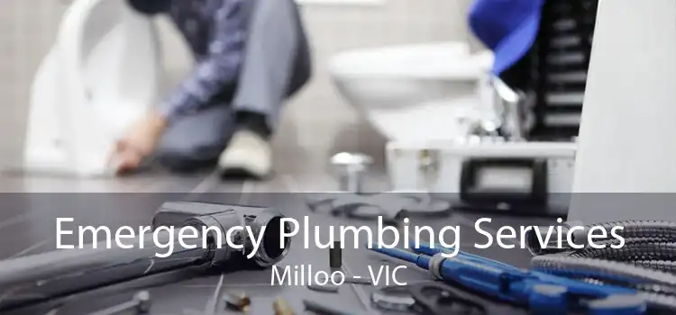 Emergency Plumbing Services Milloo - VIC