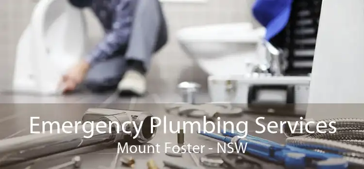 Emergency Plumbing Services Mount Foster - NSW