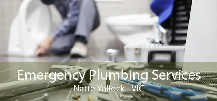 Emergency Plumbing Services Natte Yallock - VIC
