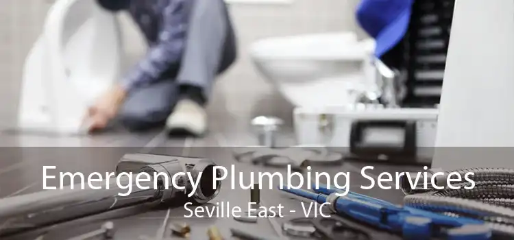 Emergency Plumbing Services Seville East - VIC