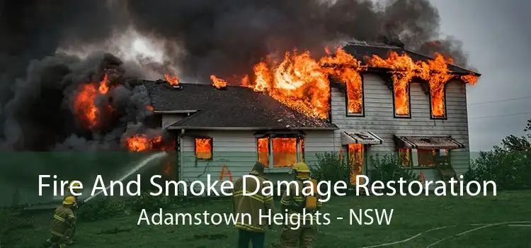 Fire And Smoke Damage Restoration Adamstown Heights - NSW