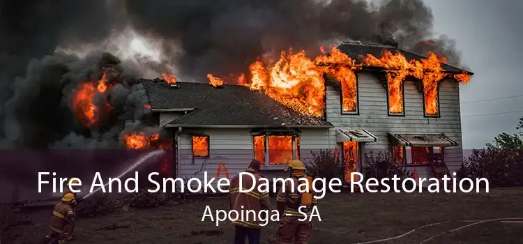 Fire And Smoke Damage Restoration Apoinga - SA