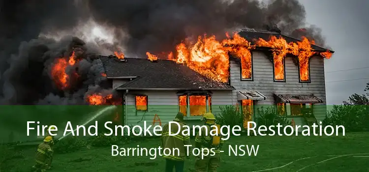 Fire And Smoke Damage Restoration Barrington Tops - NSW
