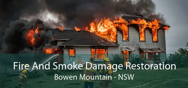 Fire And Smoke Damage Restoration Bowen Mountain - NSW