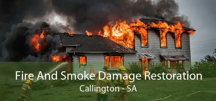 Fire And Smoke Damage Restoration Callington - SA