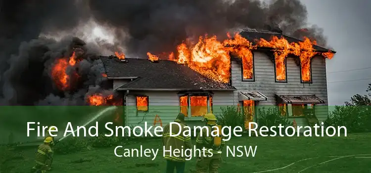 Fire And Smoke Damage Restoration Canley Heights - NSW