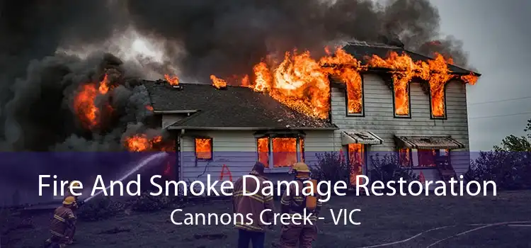Fire And Smoke Damage Restoration Cannons Creek - VIC