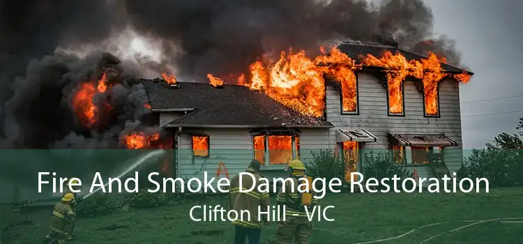 Fire And Smoke Damage Restoration Clifton Hill - VIC