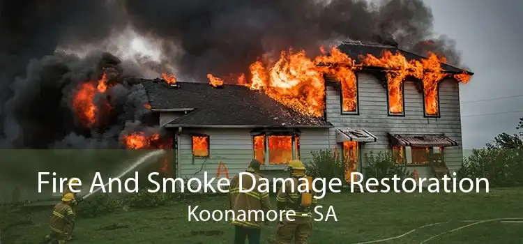 Fire And Smoke Damage Restoration Koonamore - SA