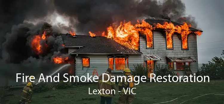 Fire And Smoke Damage Restoration Lexton - VIC