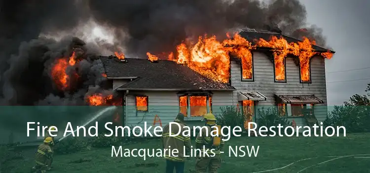 Fire And Smoke Damage Restoration Macquarie Links - NSW