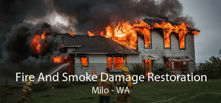 Fire And Smoke Damage Restoration Milo - WA