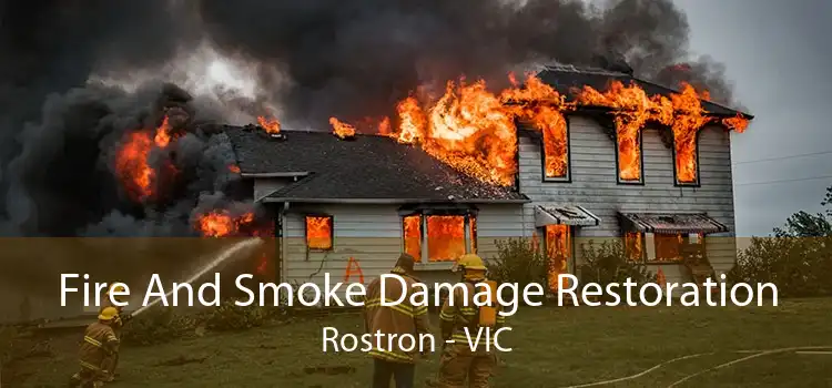 Fire And Smoke Damage Restoration Rostron - VIC