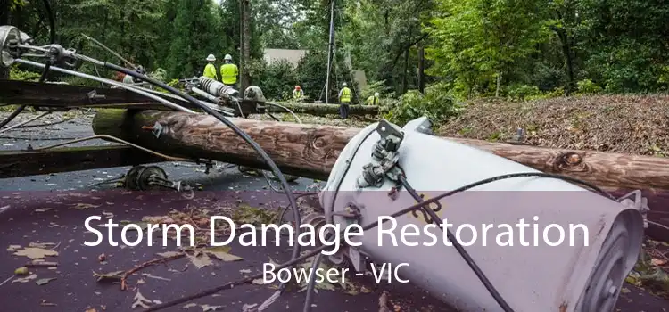 Storm Damage Restoration Bowser - VIC