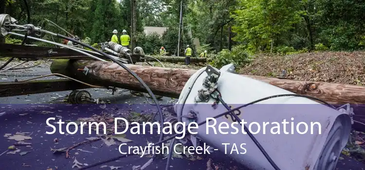 Storm Damage Restoration Crayfish Creek - TAS