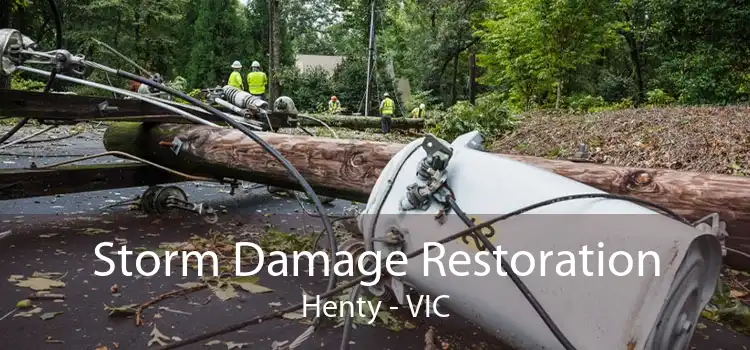 Storm Damage Restoration Henty - VIC