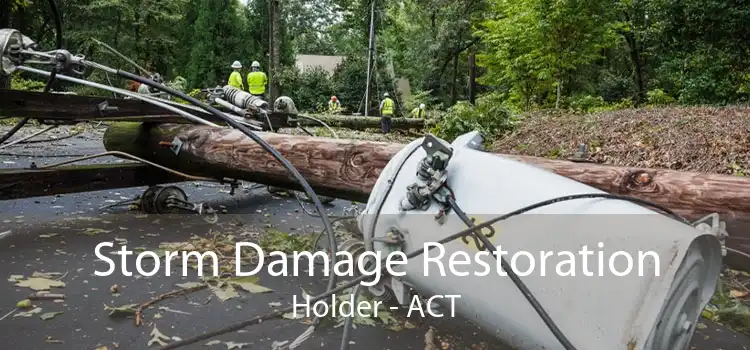 Storm Damage Restoration Holder - ACT