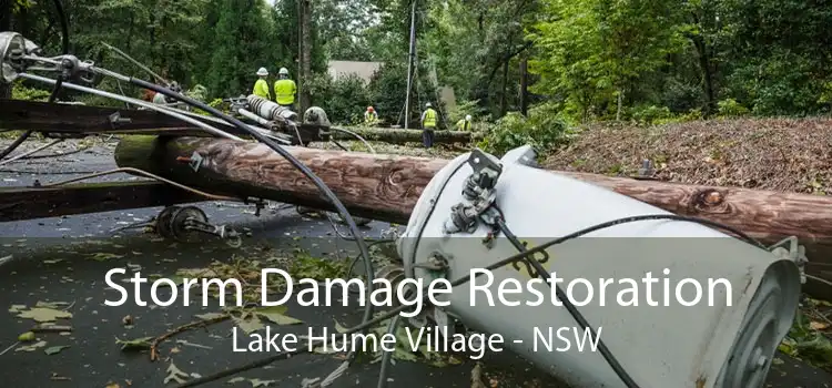 Storm Damage Restoration Lake Hume Village - NSW