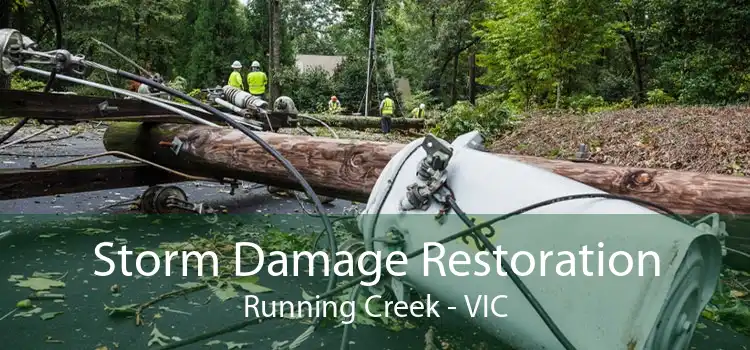 Storm Damage Restoration Running Creek - VIC