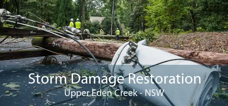 Storm Damage Restoration Upper Eden Creek - NSW