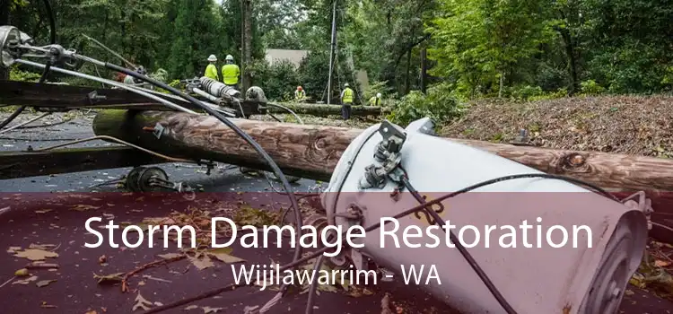 Storm Damage Restoration Wijilawarrim - WA